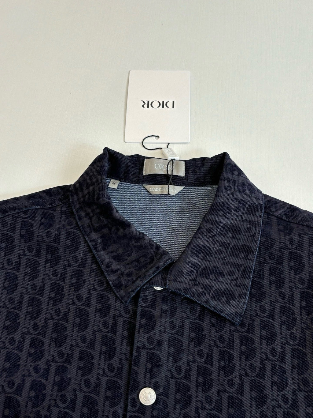 CHEMISE DENIM CD OBLIQUE NOIR