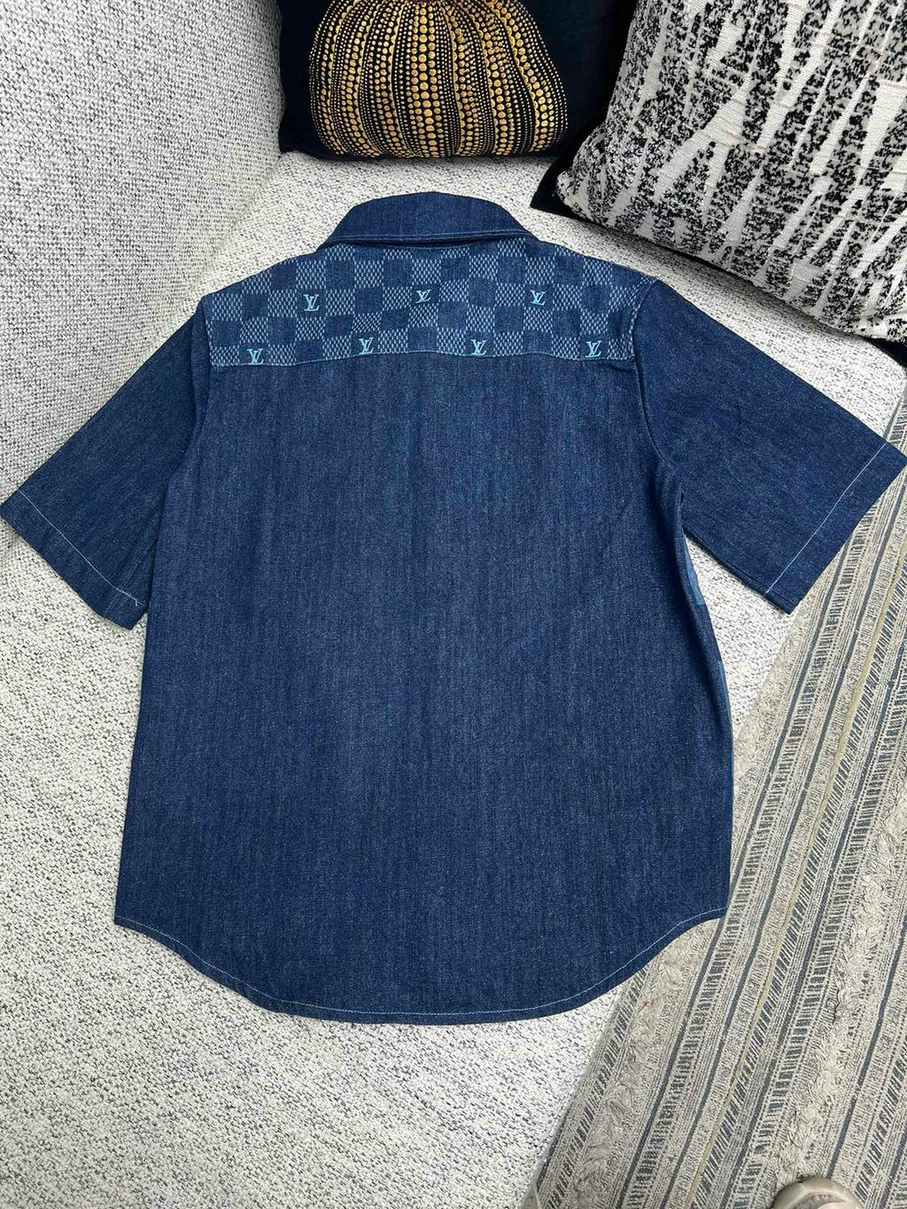 ENSEMBLE CHEMISE SHORT LV DENIM
