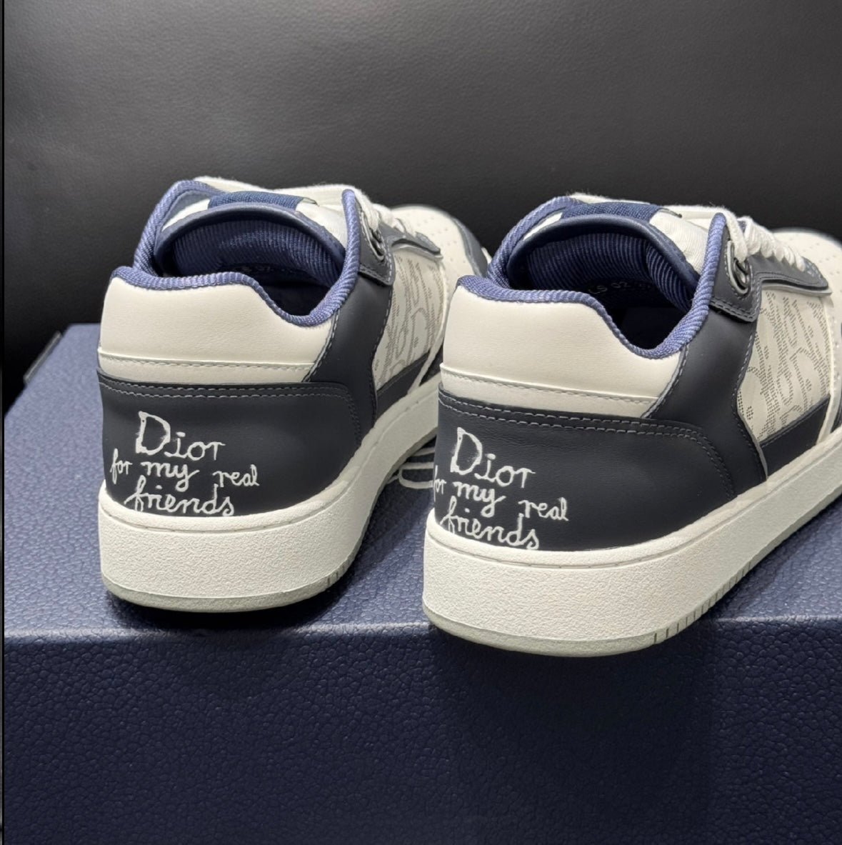 SNEAKERS BASSE B27 CD BLUE WAVY