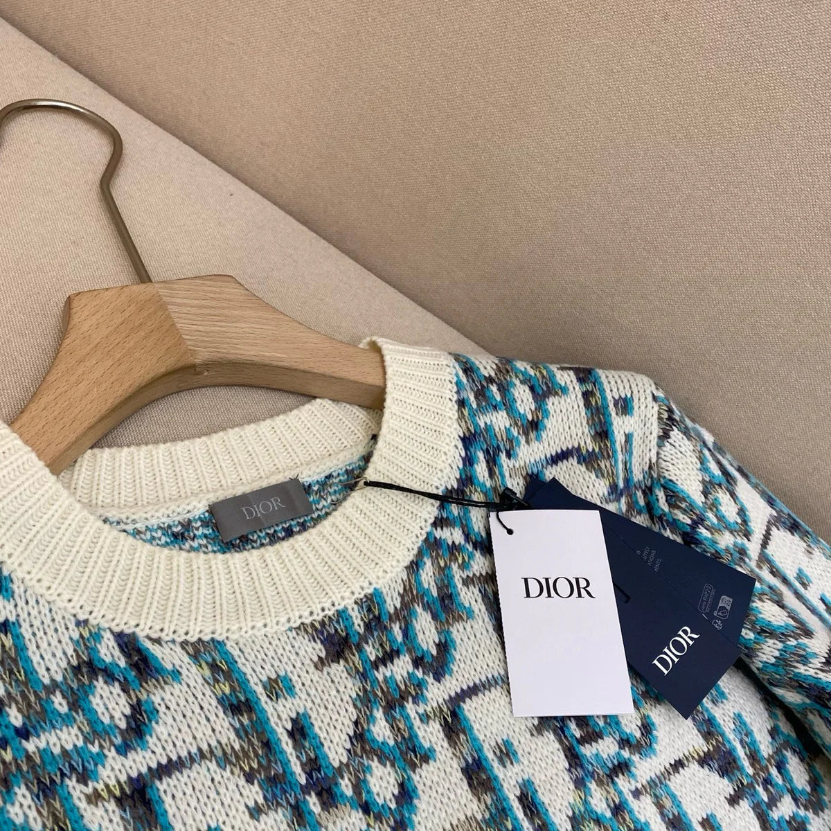 PULL CD JACQUARD DE LAINE