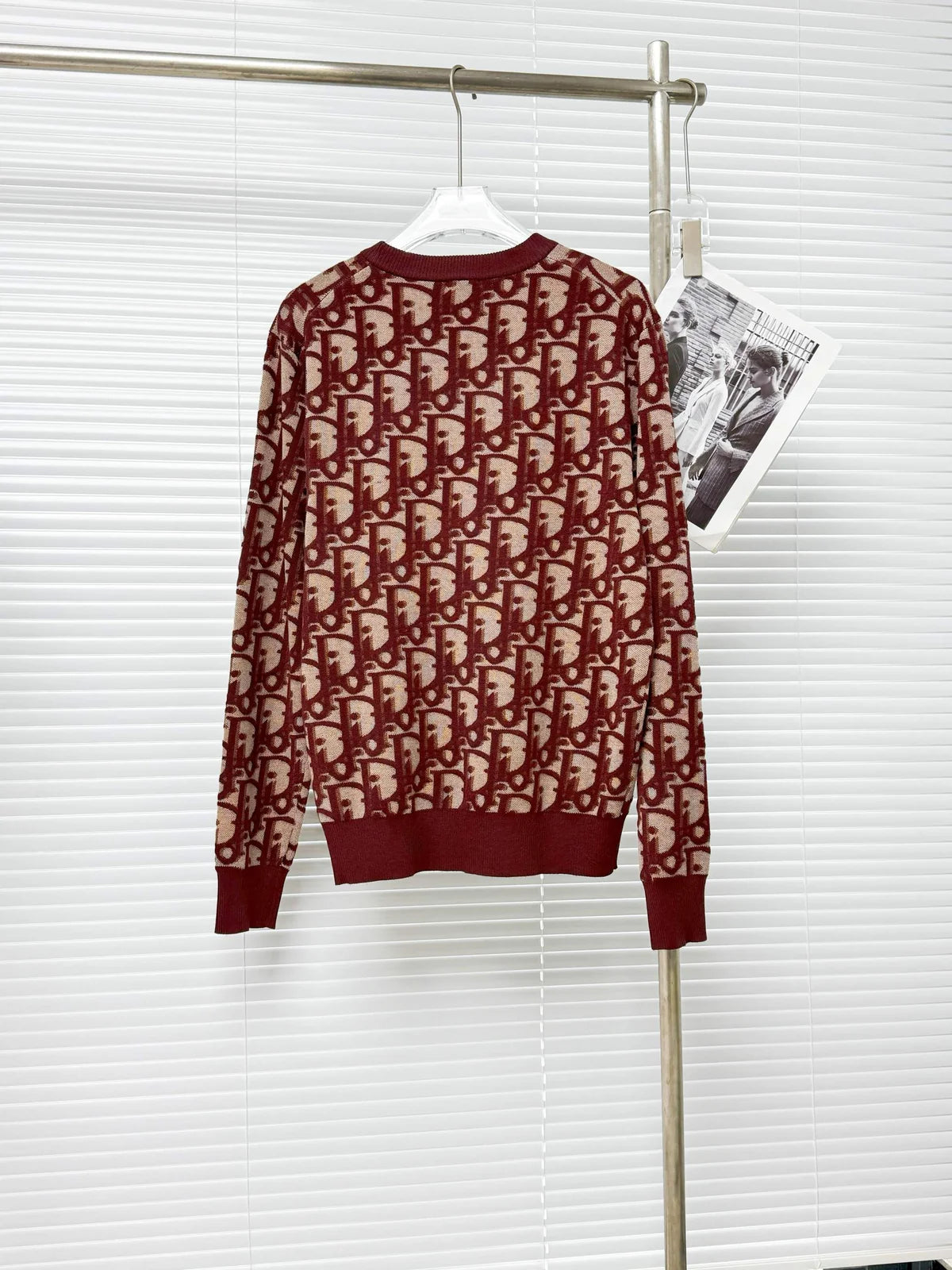 PULL CD JACQUARD RED