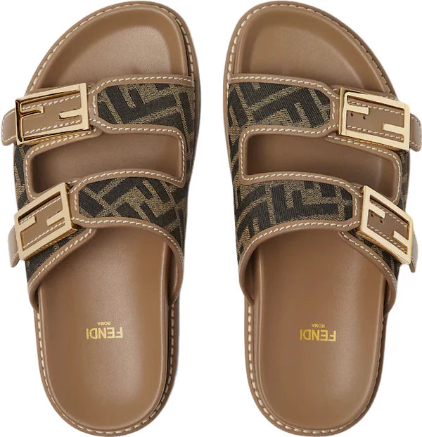 CLAQUETTES FNDY BROWN
