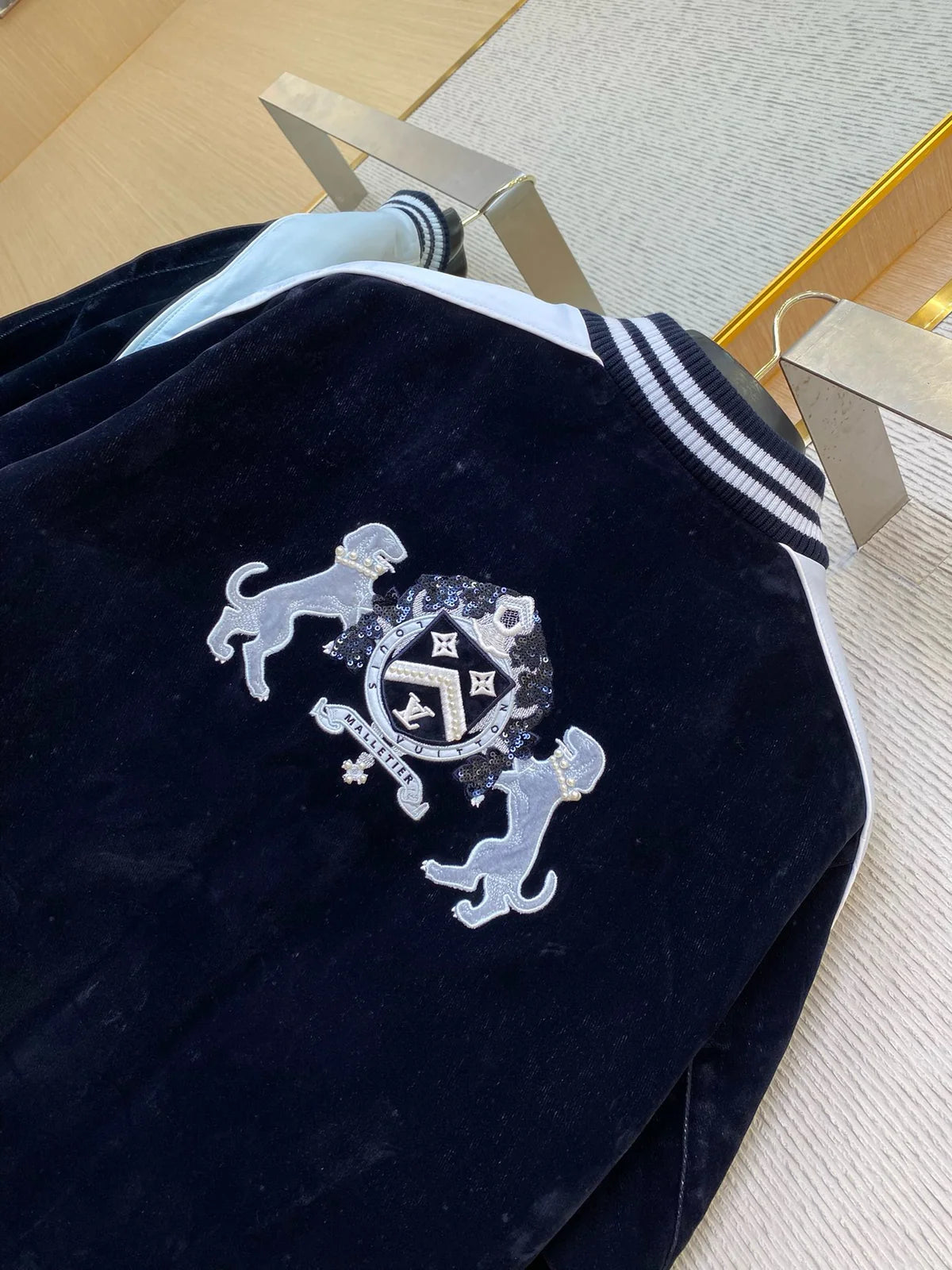 VESTE LV EN VELOURS