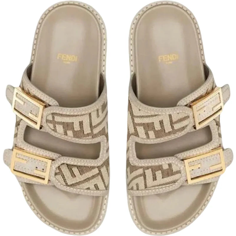 CLAQUETTES FNDY BEIGE
