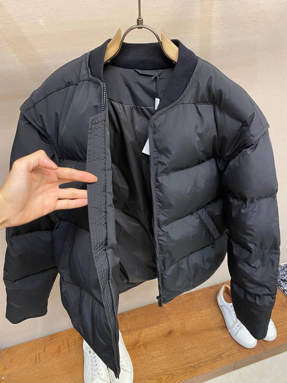 DOUDOUNE CD MANCHE AMOVIBLE BLACK