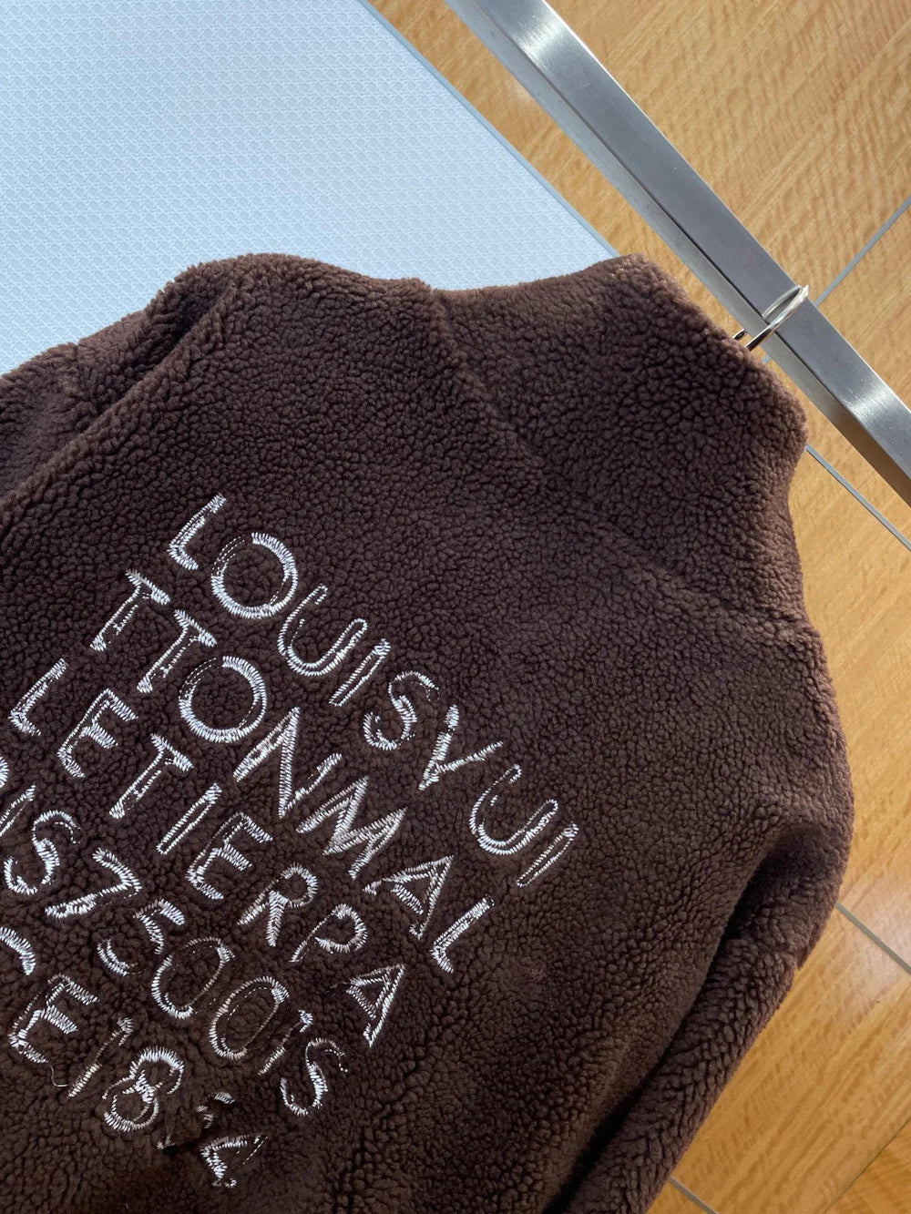 VESTE POLAIRE LV BROWN