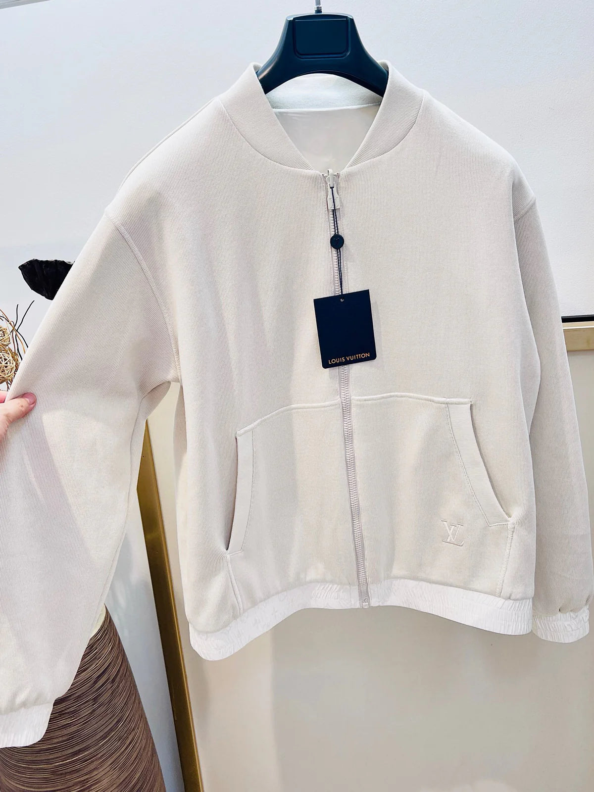 BOMBER RÉVERSIBLE LV WHITE