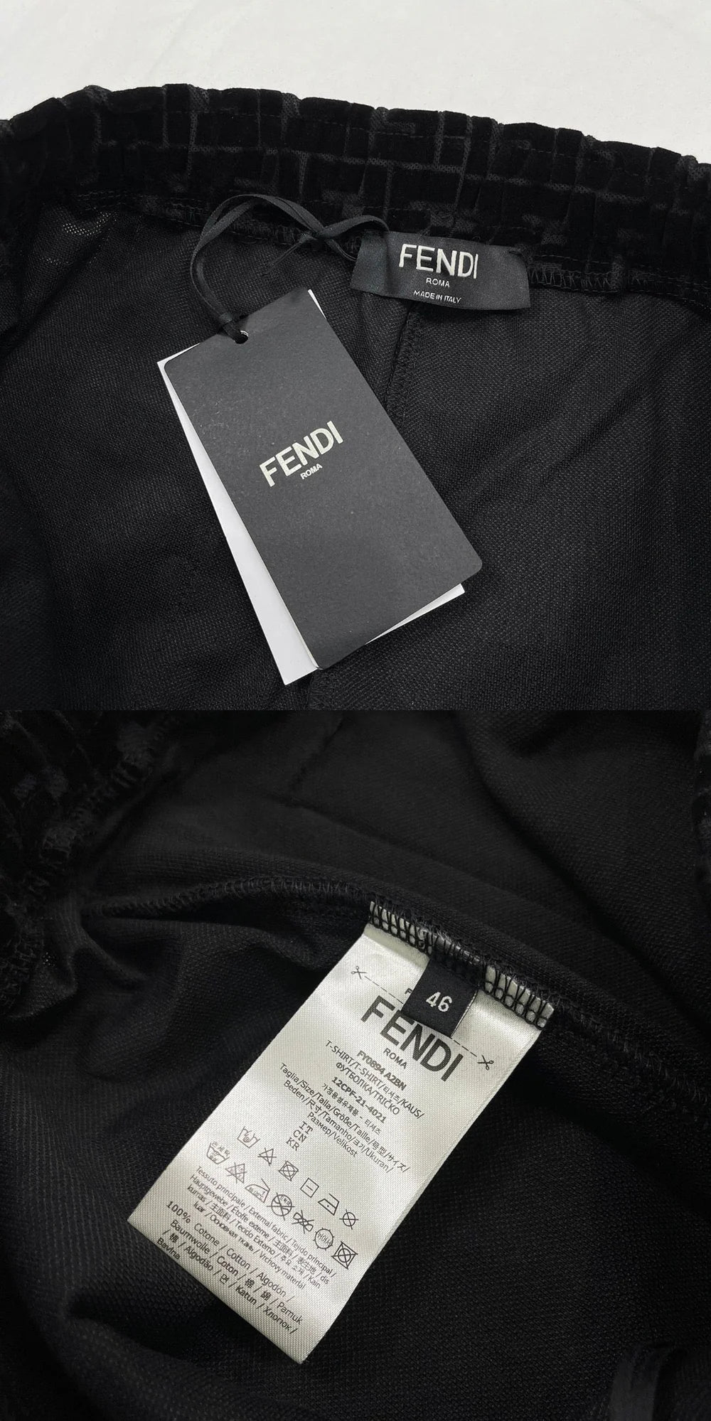 SHORT FNDY FULL BLACK DAIM