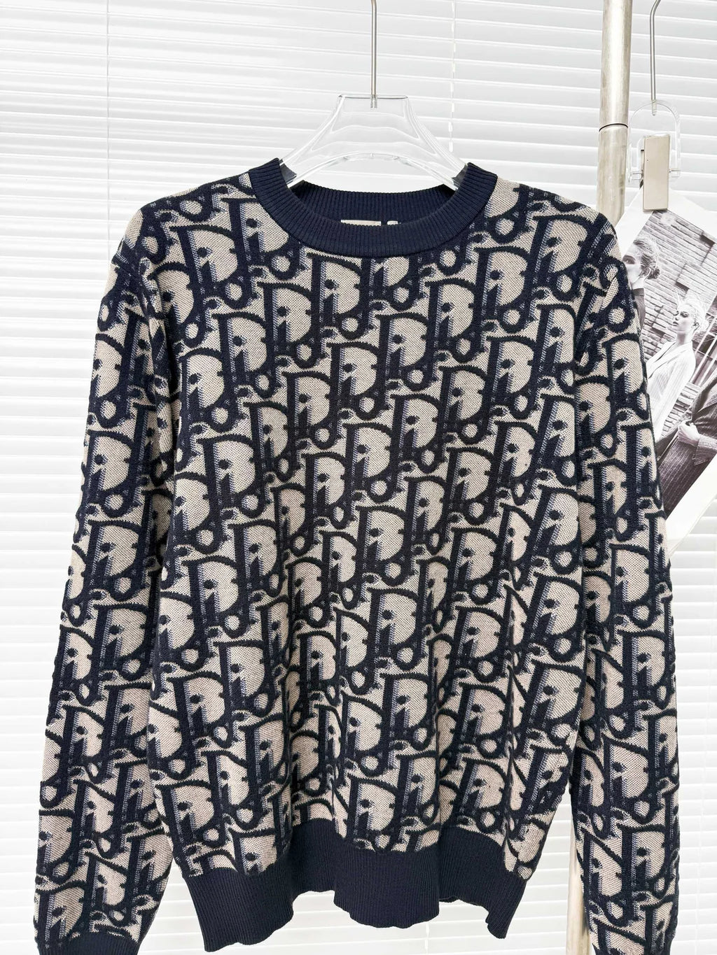PULL CD JACQUARD BLUE