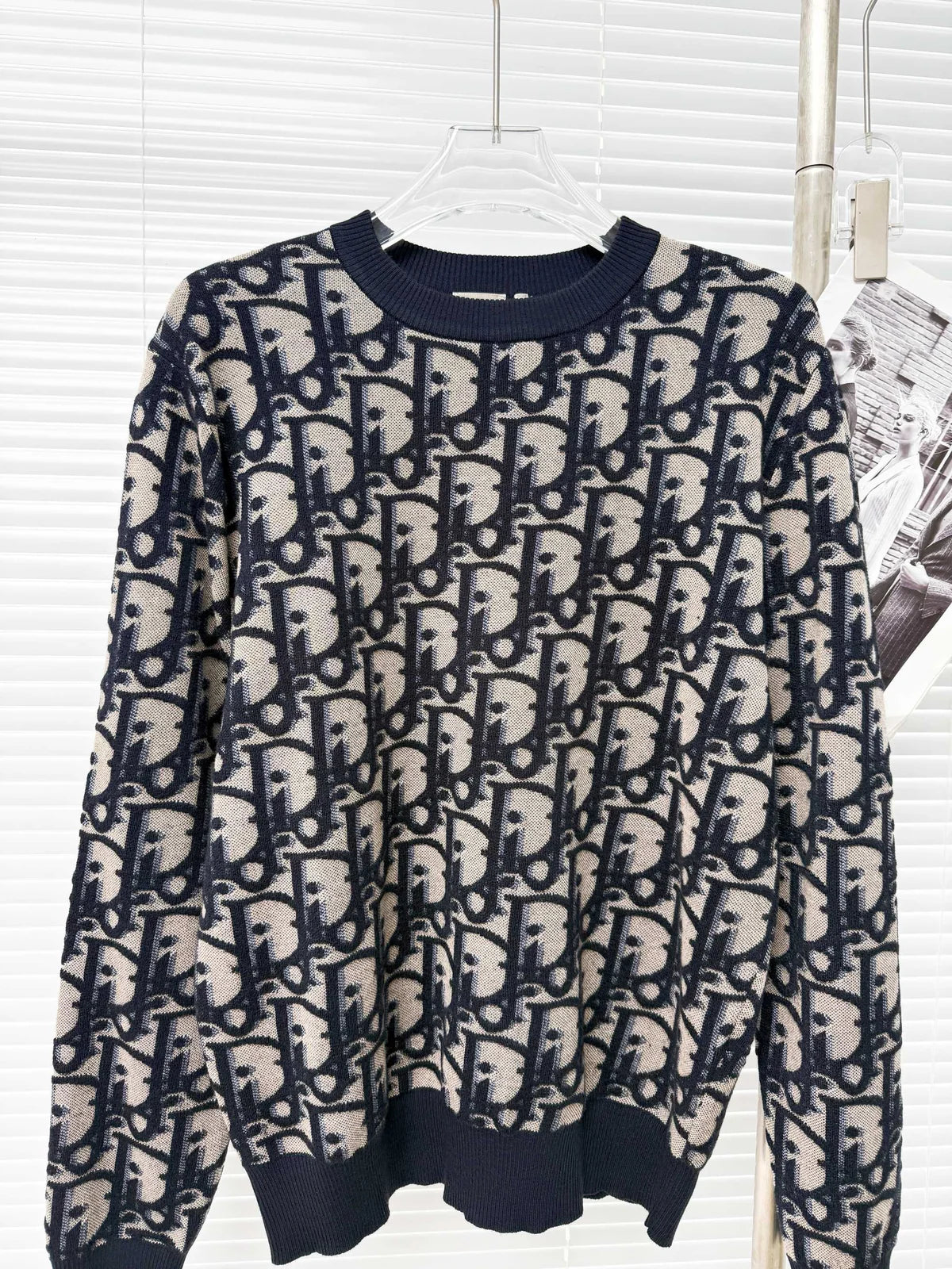 PULL CD JACQUARD BLUE