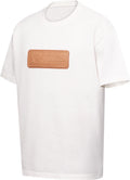 T-SHIRT LV LOGO CUIR