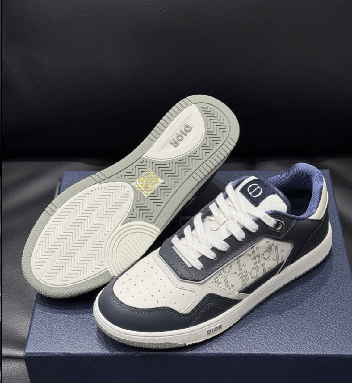 SNEAKERS BASSE B27 CD BLUE WAVY
