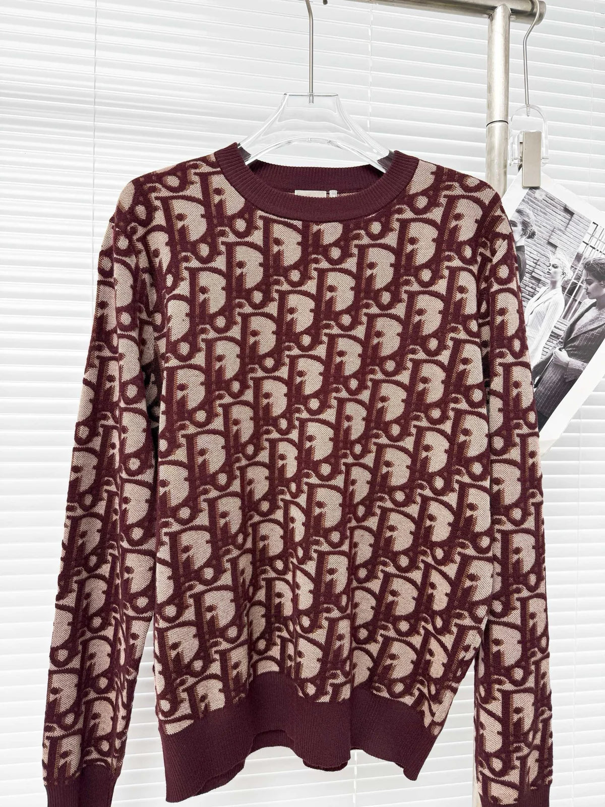 PULL CD JACQUARD RED