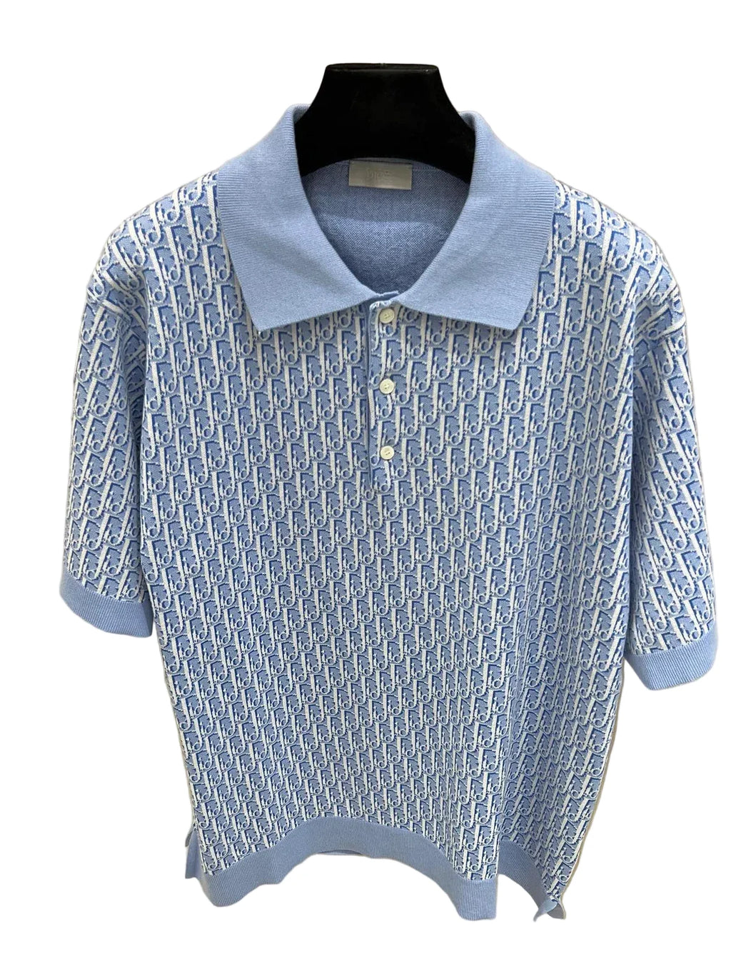 POLO CD JACQUARD COTON BLUE