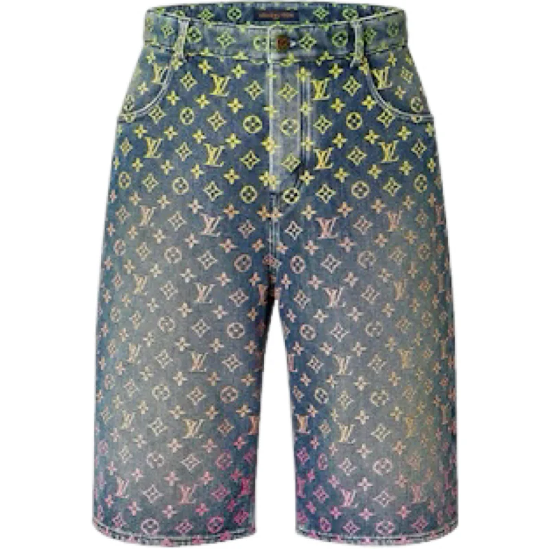 SHORT EN JEAN LV