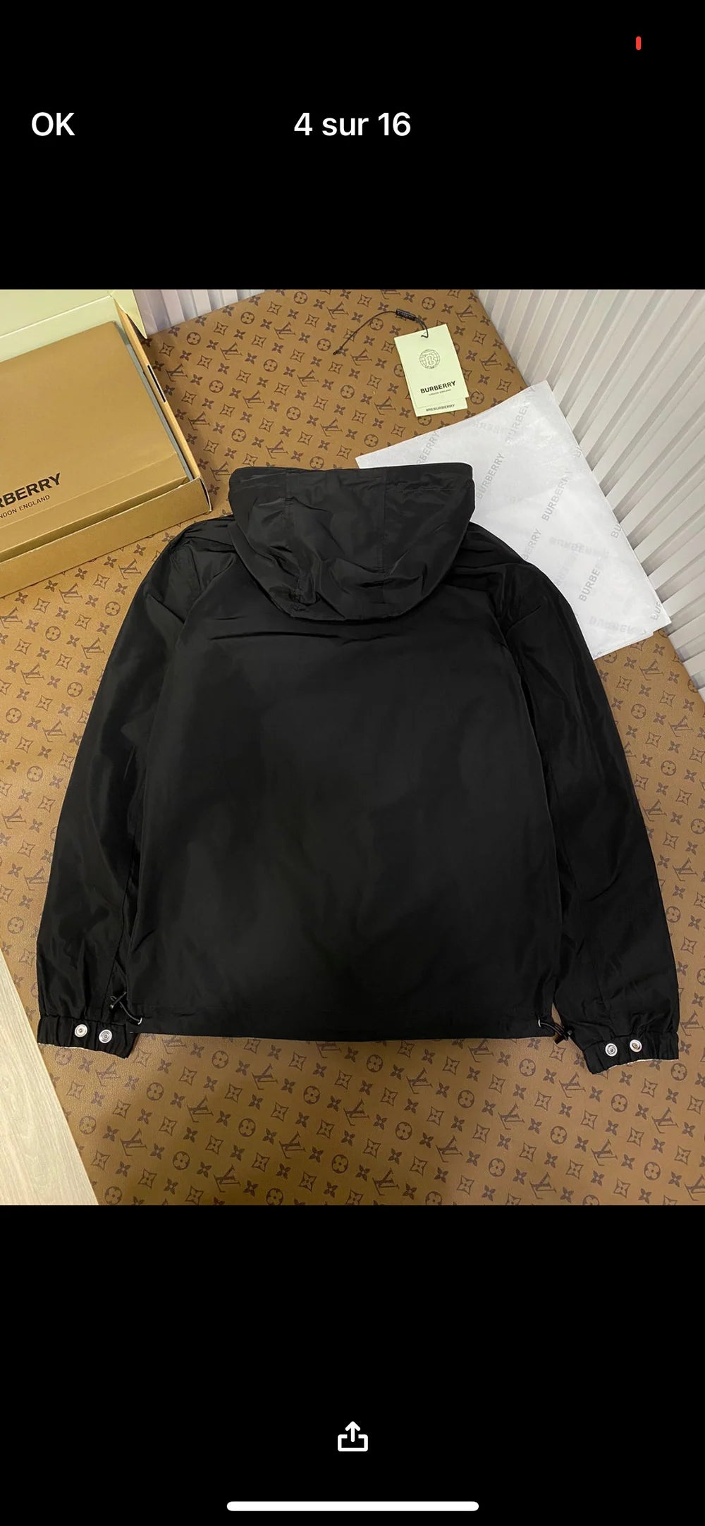 VESTE RÉVERSIBLE BRBY