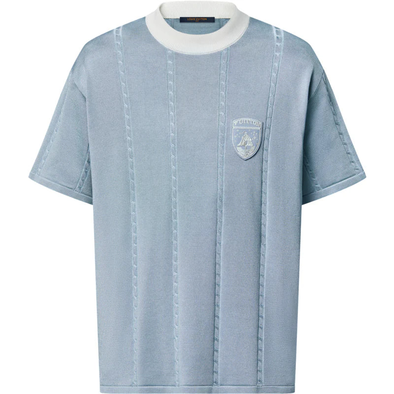T-SHIRT COTON LV BLUE