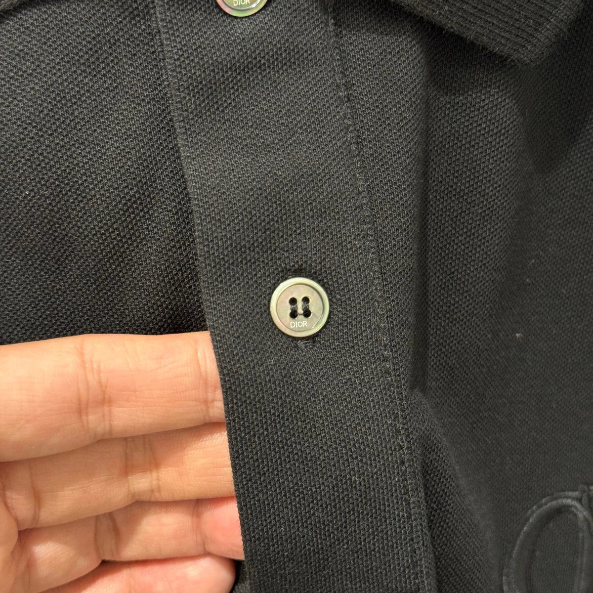 POLO CD BLACK JERSEY DE COTON