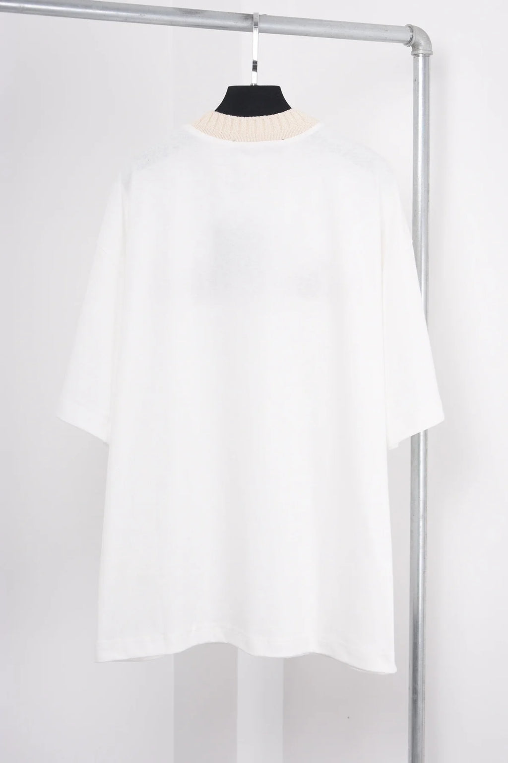 T-SHIRT LV COL BRODER