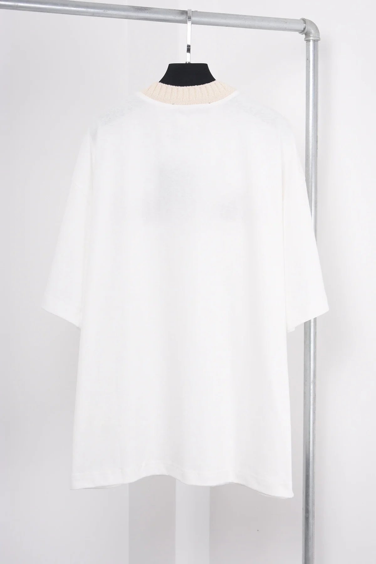 T-SHIRT LV COL BRODER