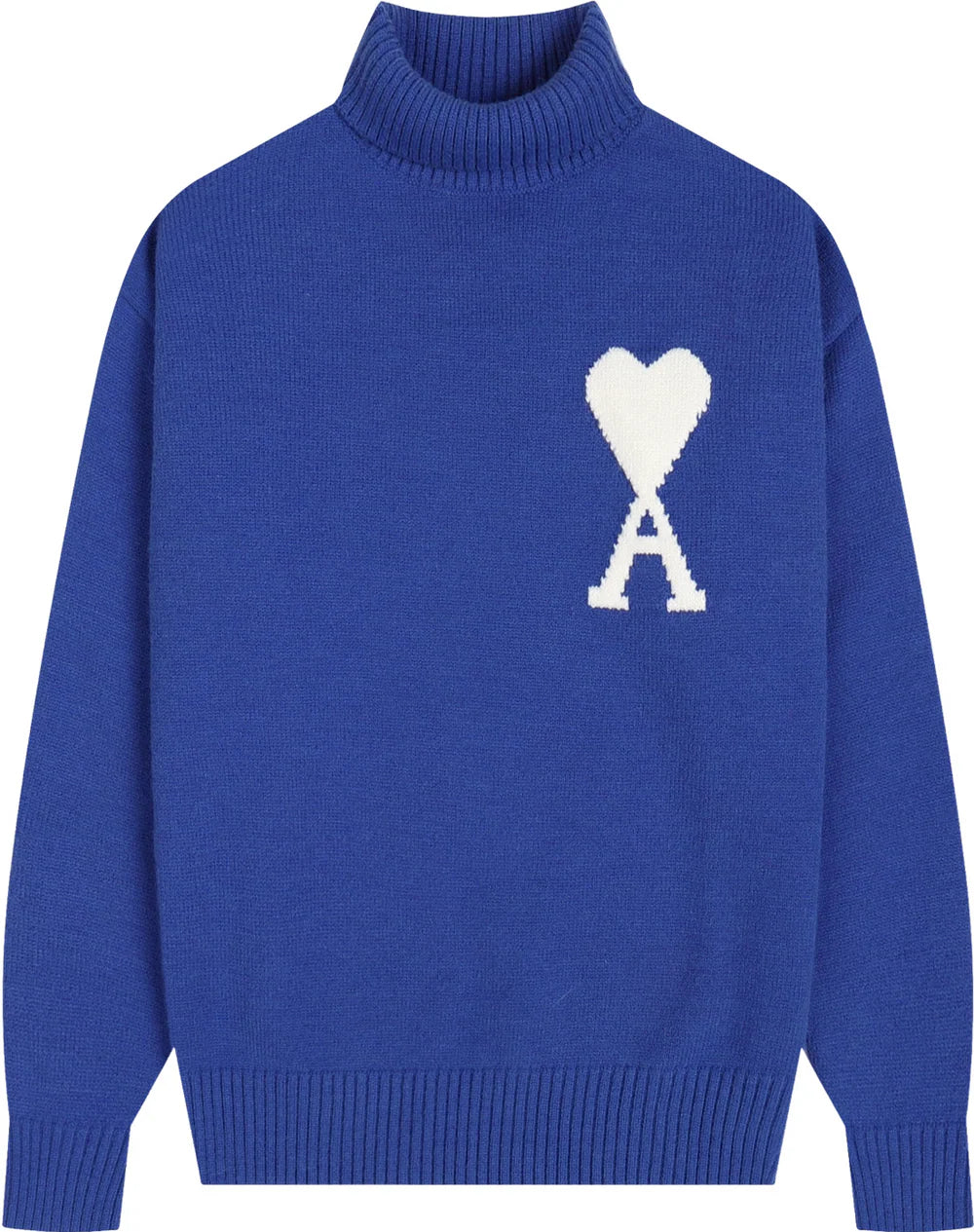 PULL AMI LOGO BLANC