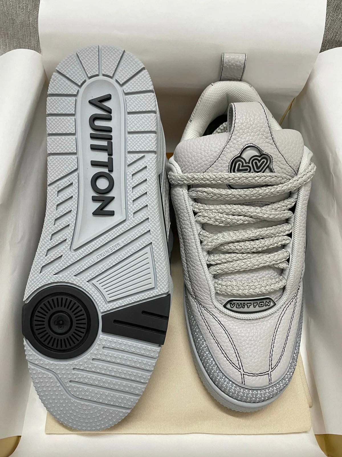 SNEAKERS LV SKATE GREY