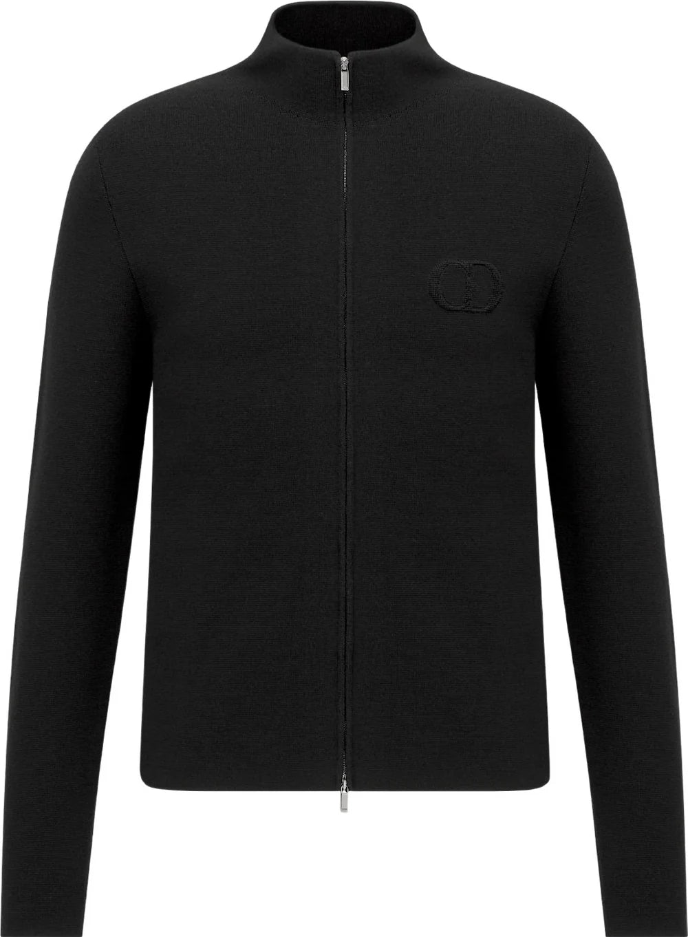 PULL CD ZIPPE EN LAINE BLACK