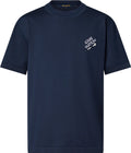 T-SHIRT LV BLUE WAVY