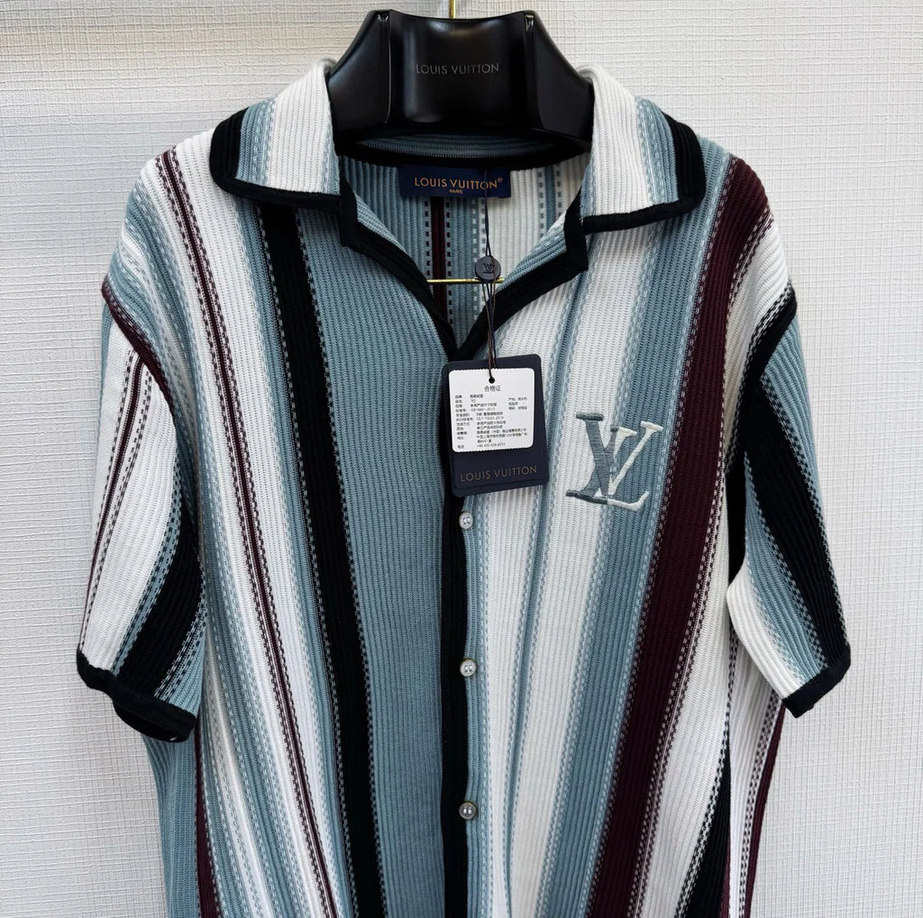 CHEMISE LV MANCHE COURTE CROCHET
