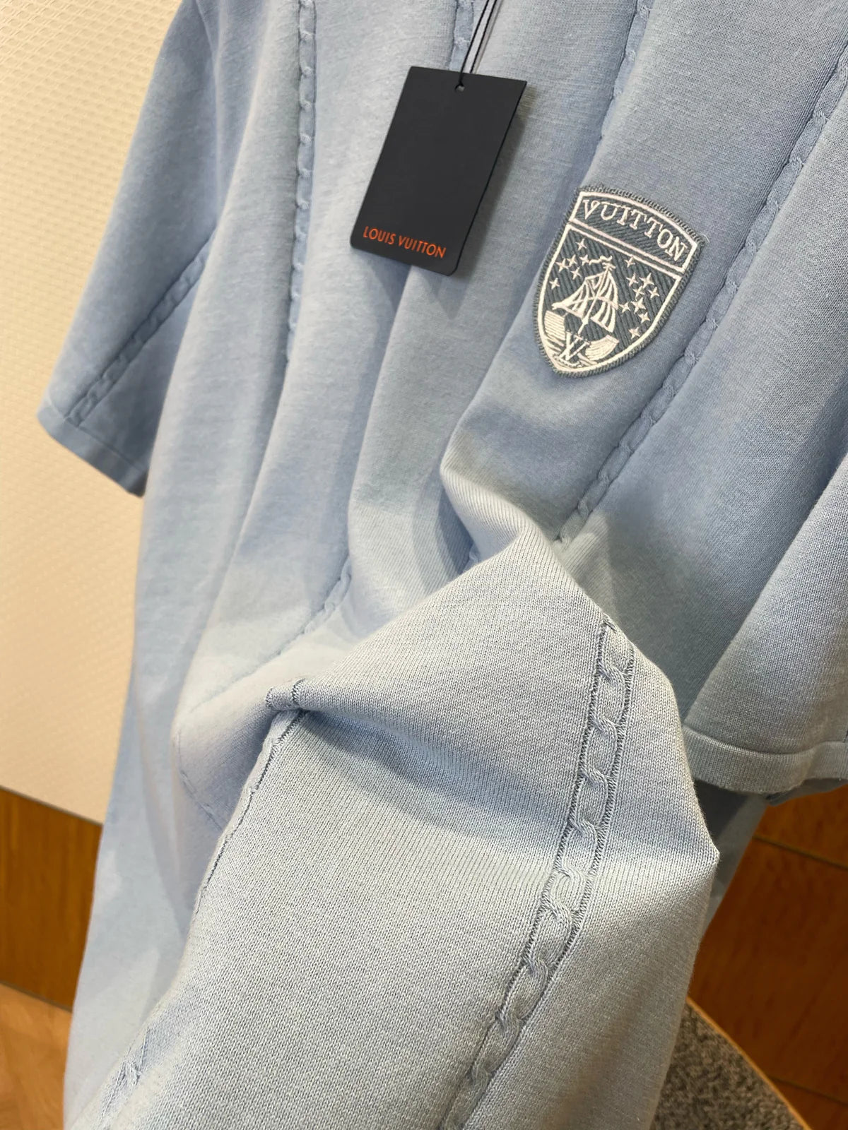 T-SHIRT COTON LV BLUE