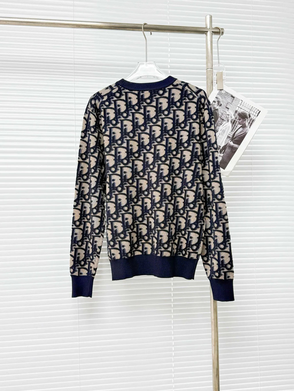 PULL CD JACQUARD BLUE