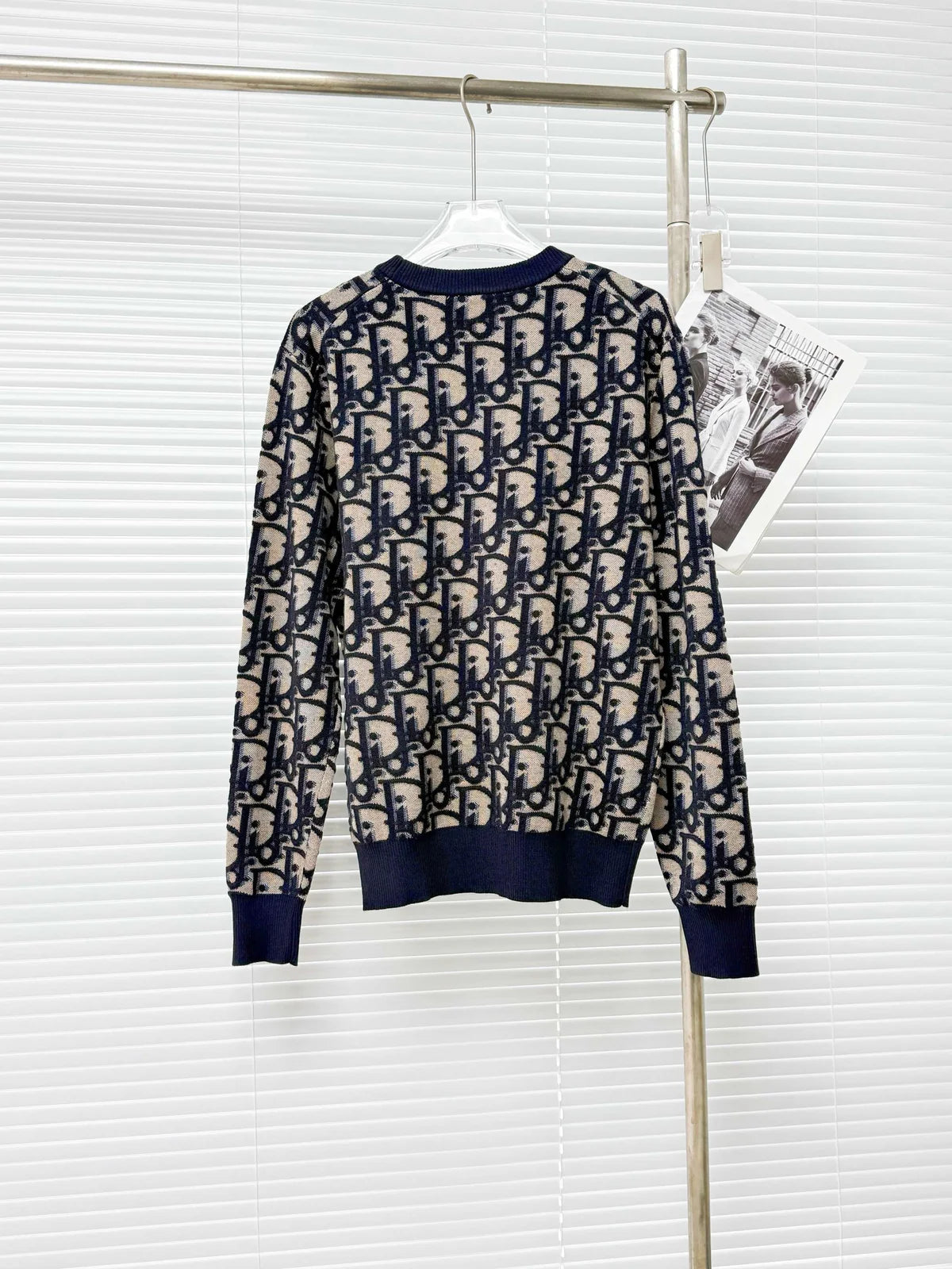 PULL CD JACQUARD BLUE