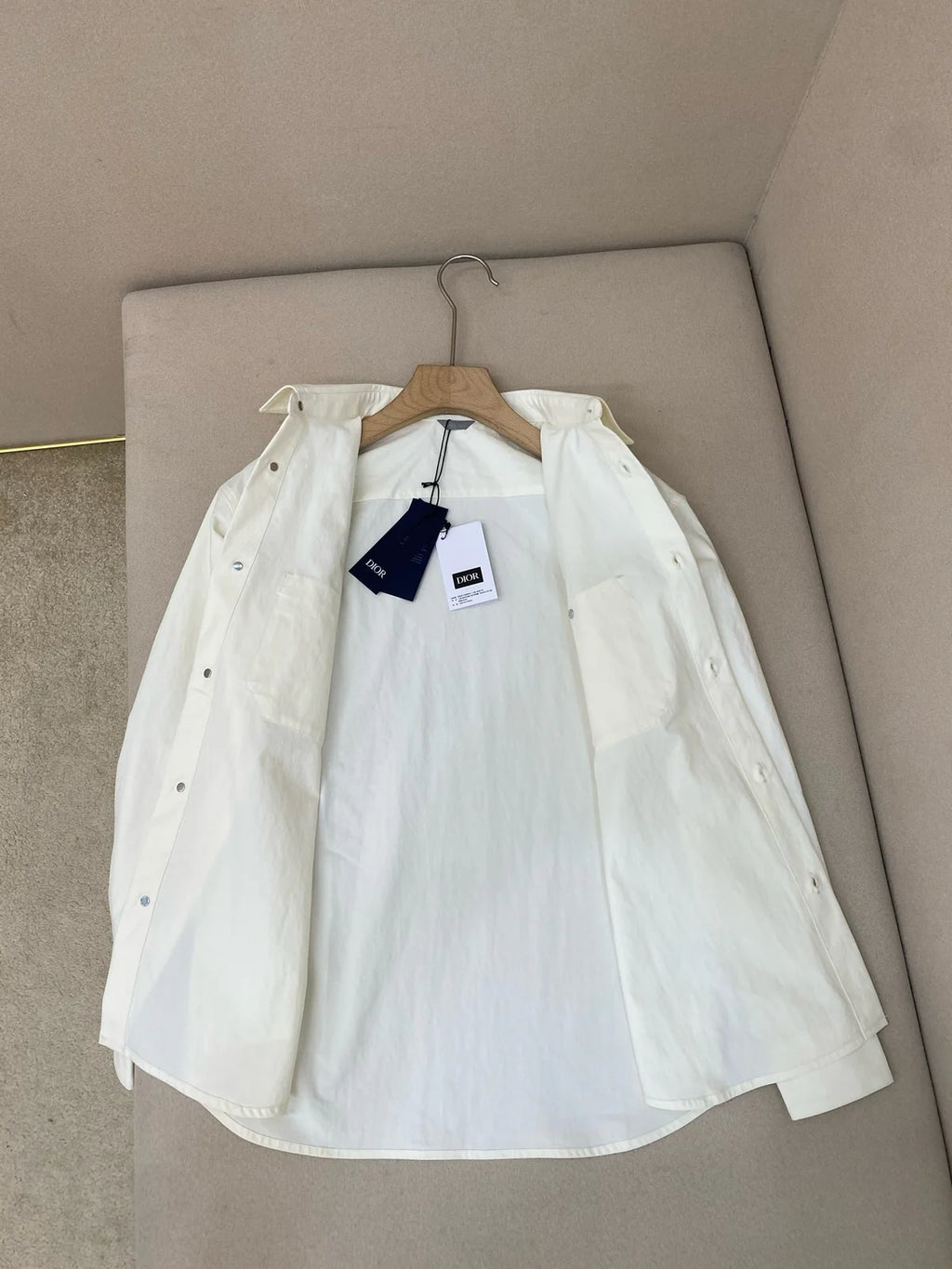 CHEMISE CD COTON BLANC