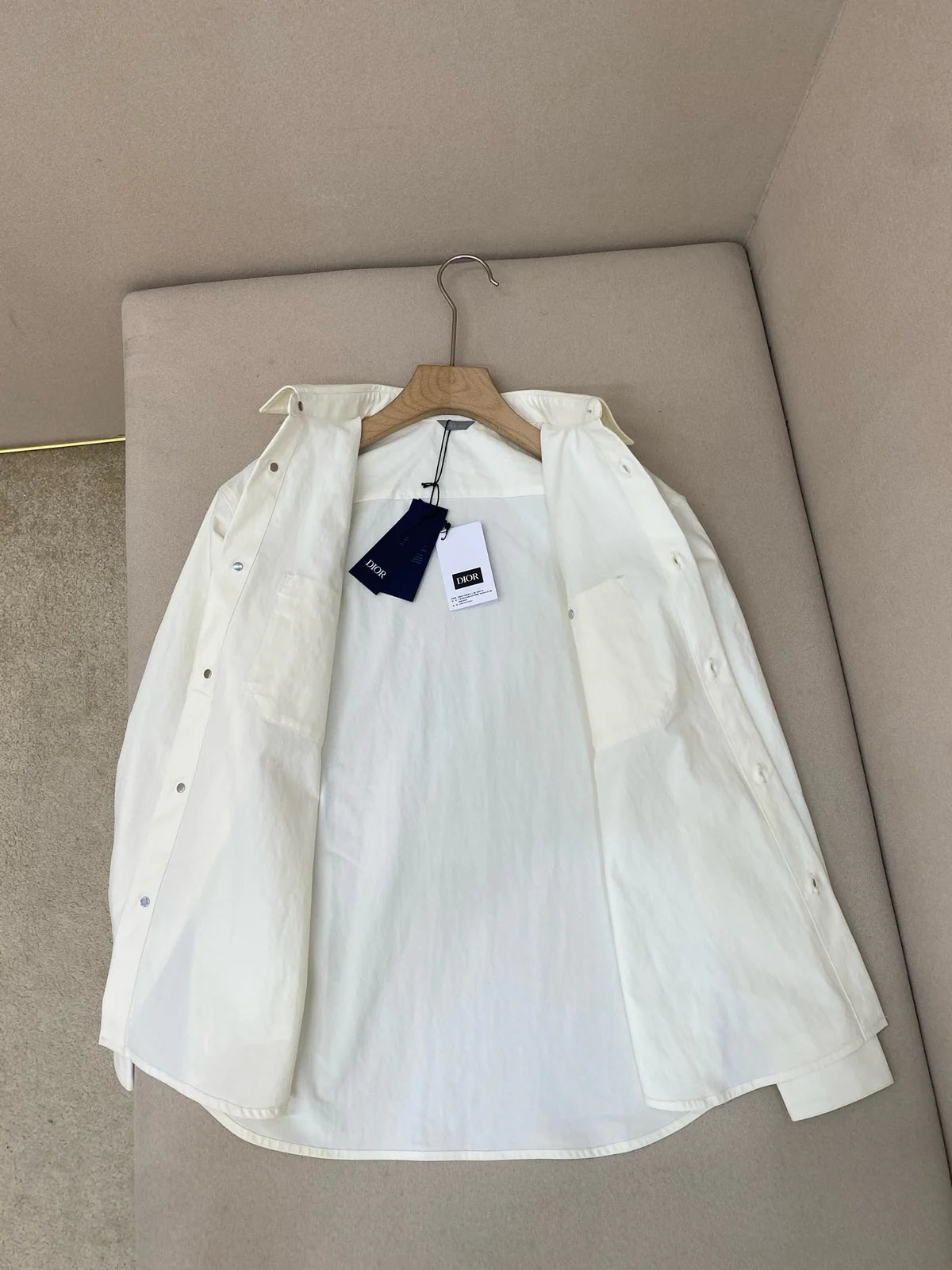 CHEMISE CD COTON BLANC