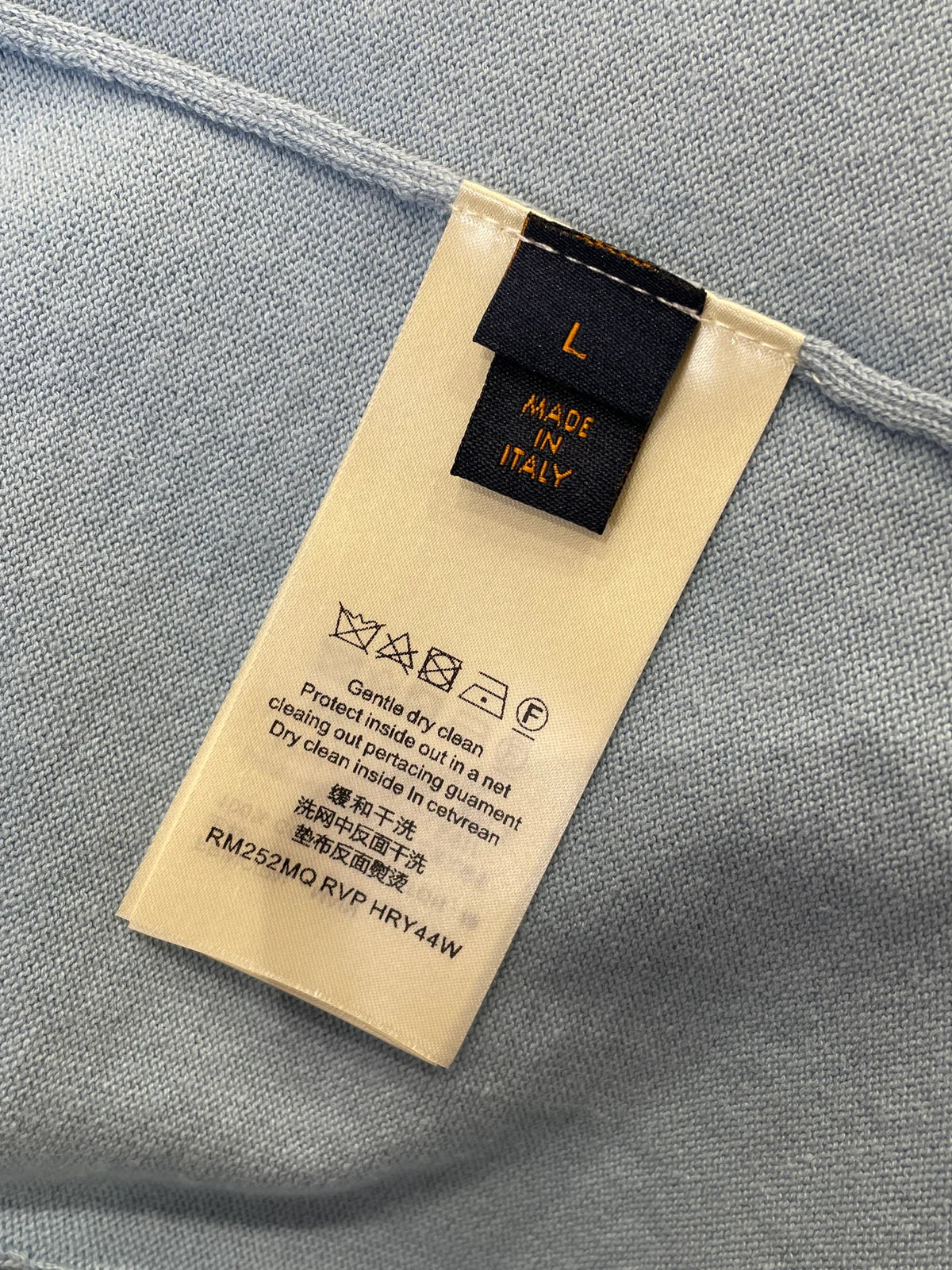 T-SHIRT COTON LV BLUE