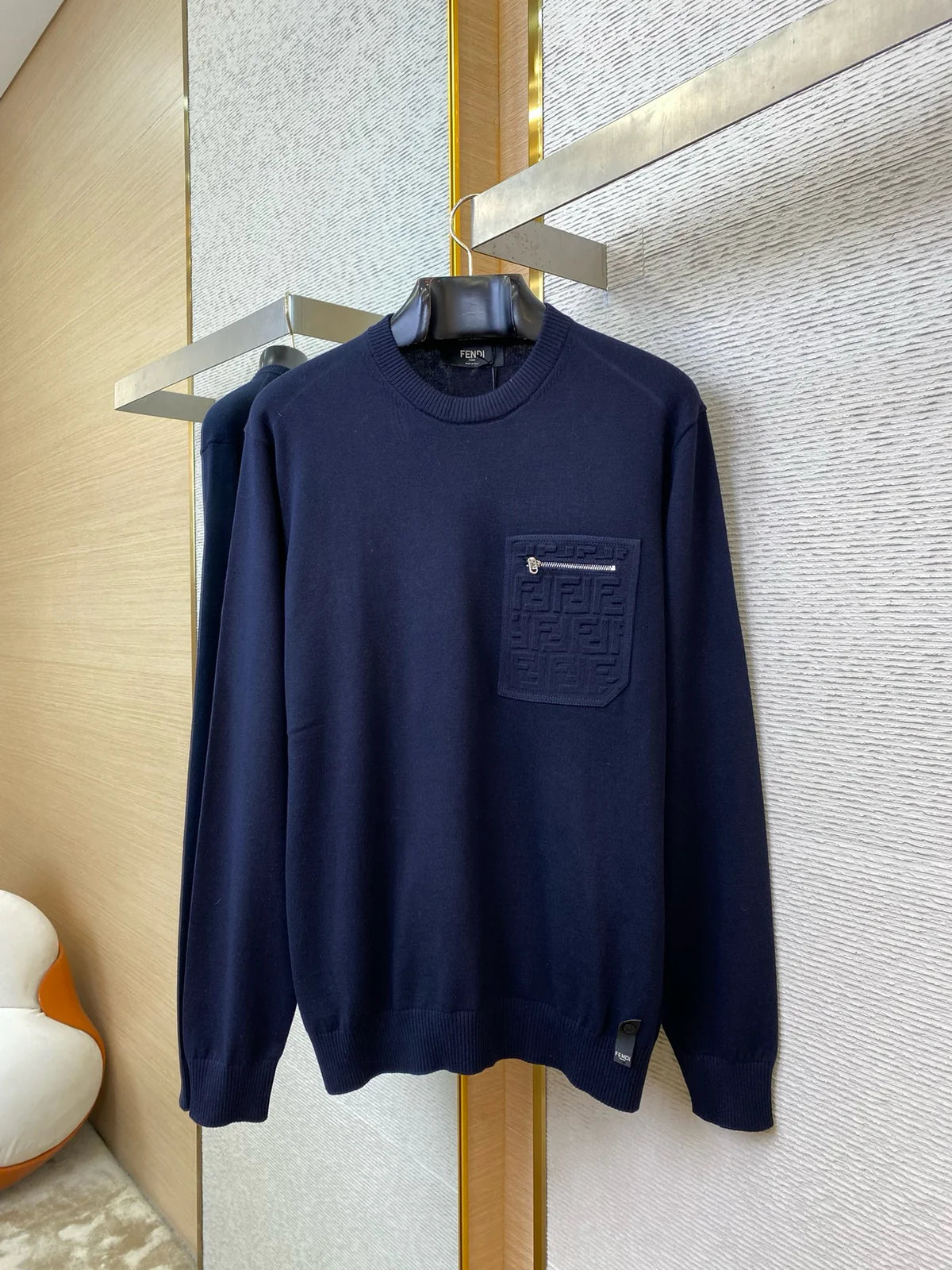 PULL LAINE FNDY WAVY BLUE