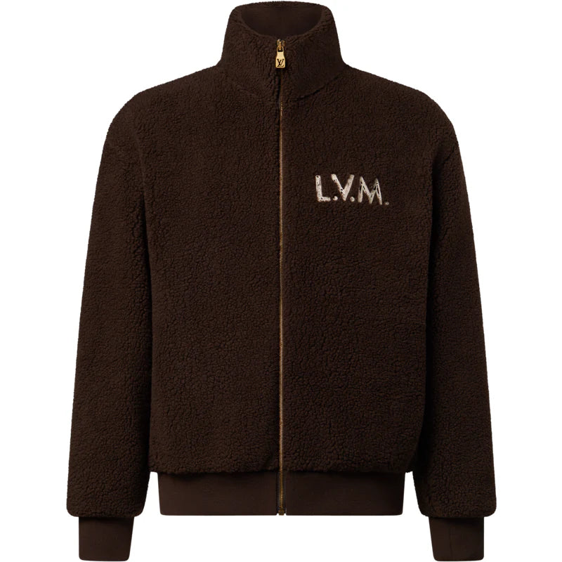 VESTE POLAIRE LV BROWN