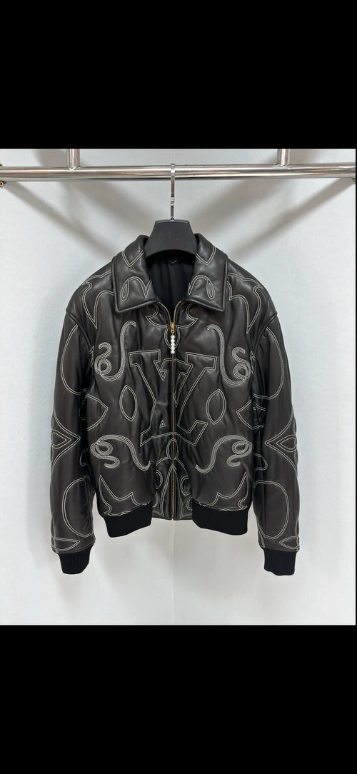 BOMBER EN CUIR LV