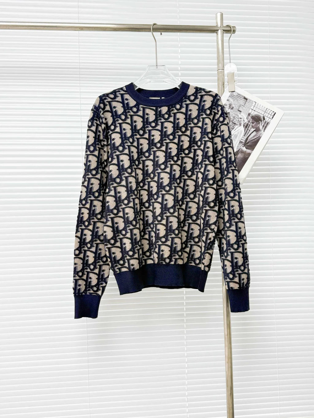 PULL CD JACQUARD BLUE