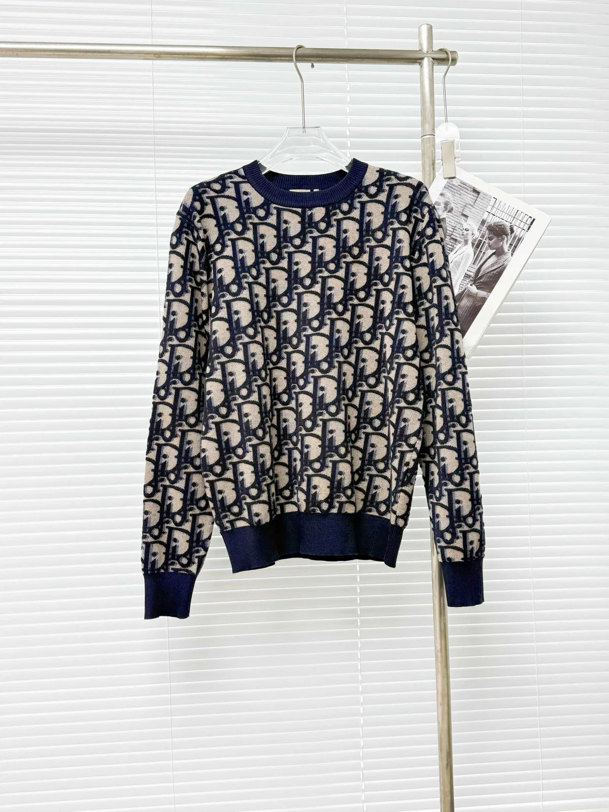 PULL CD JACQUARD BLUE