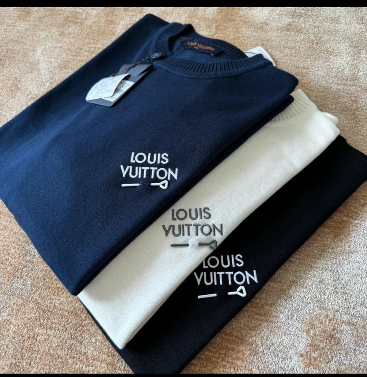 T-SHIRT LV BLUE WAVY