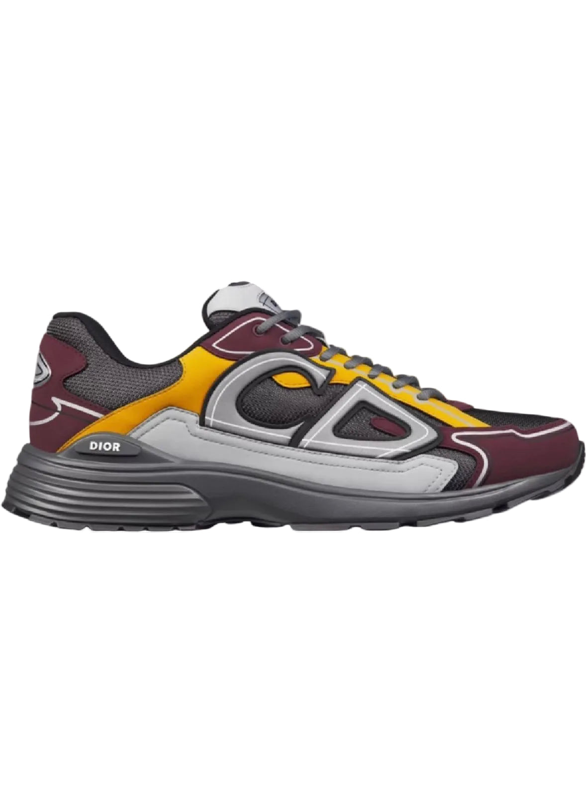 SNEAKERS B30 2025 BORDEAUX YELLOW