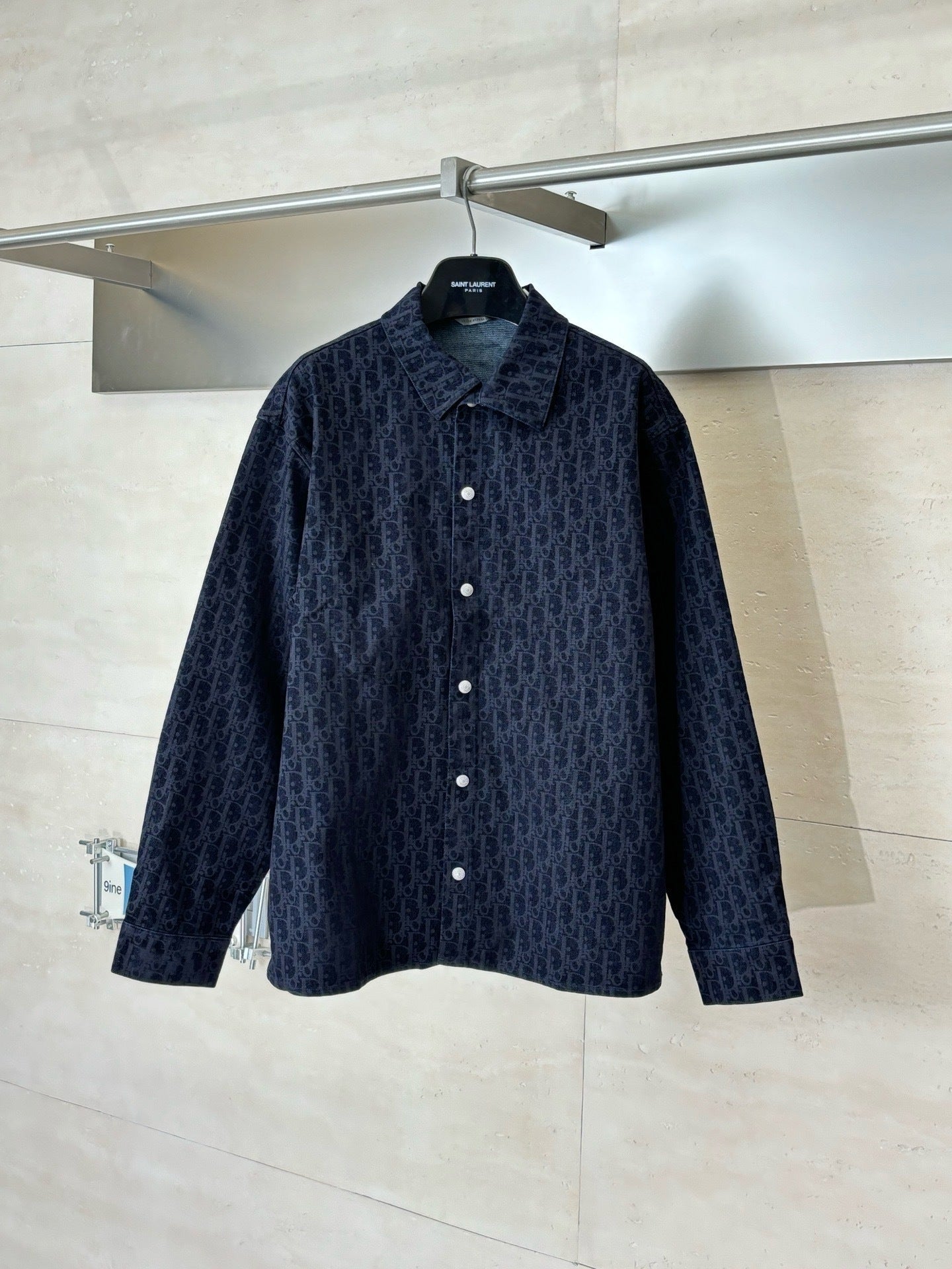 CHEMISE DENIM CD OBLIQUE NOIR
