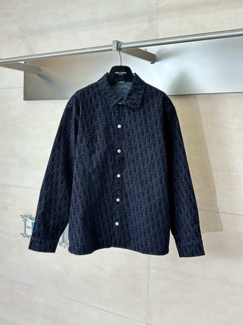 CHEMISE DENIM CD OBLIQUE NOIR