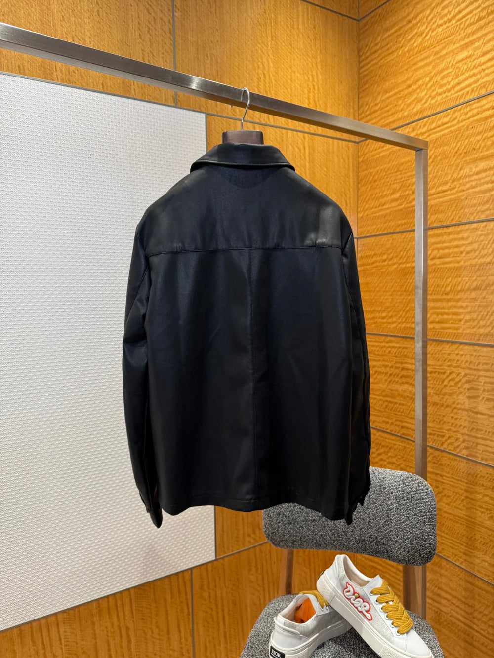 CHEMISE CUIR PRD BLACK