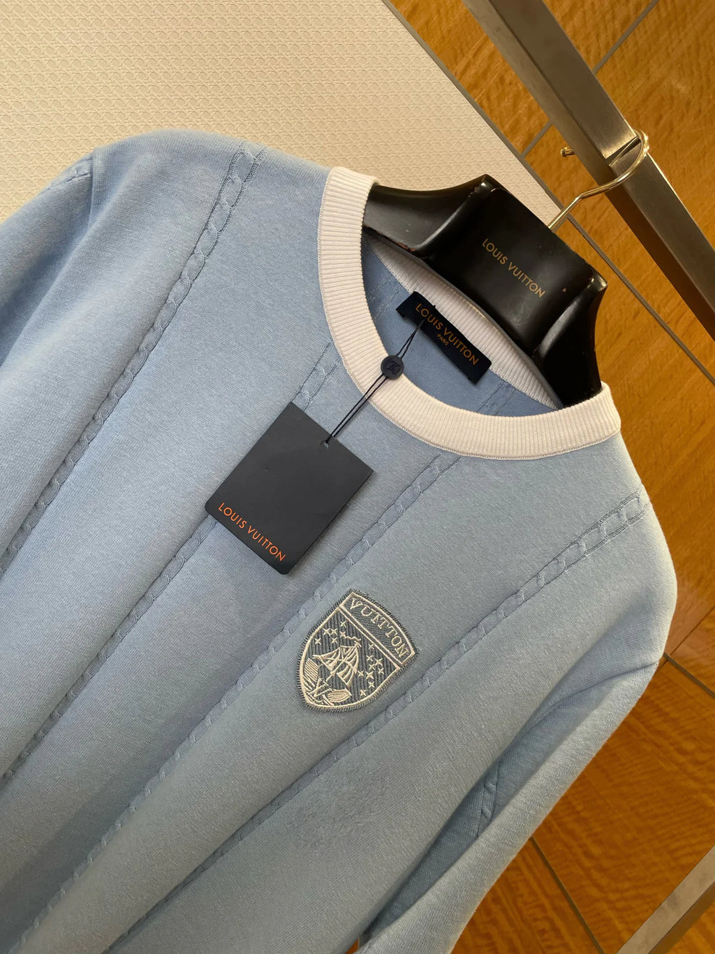 T-SHIRT COTON LV BLUE