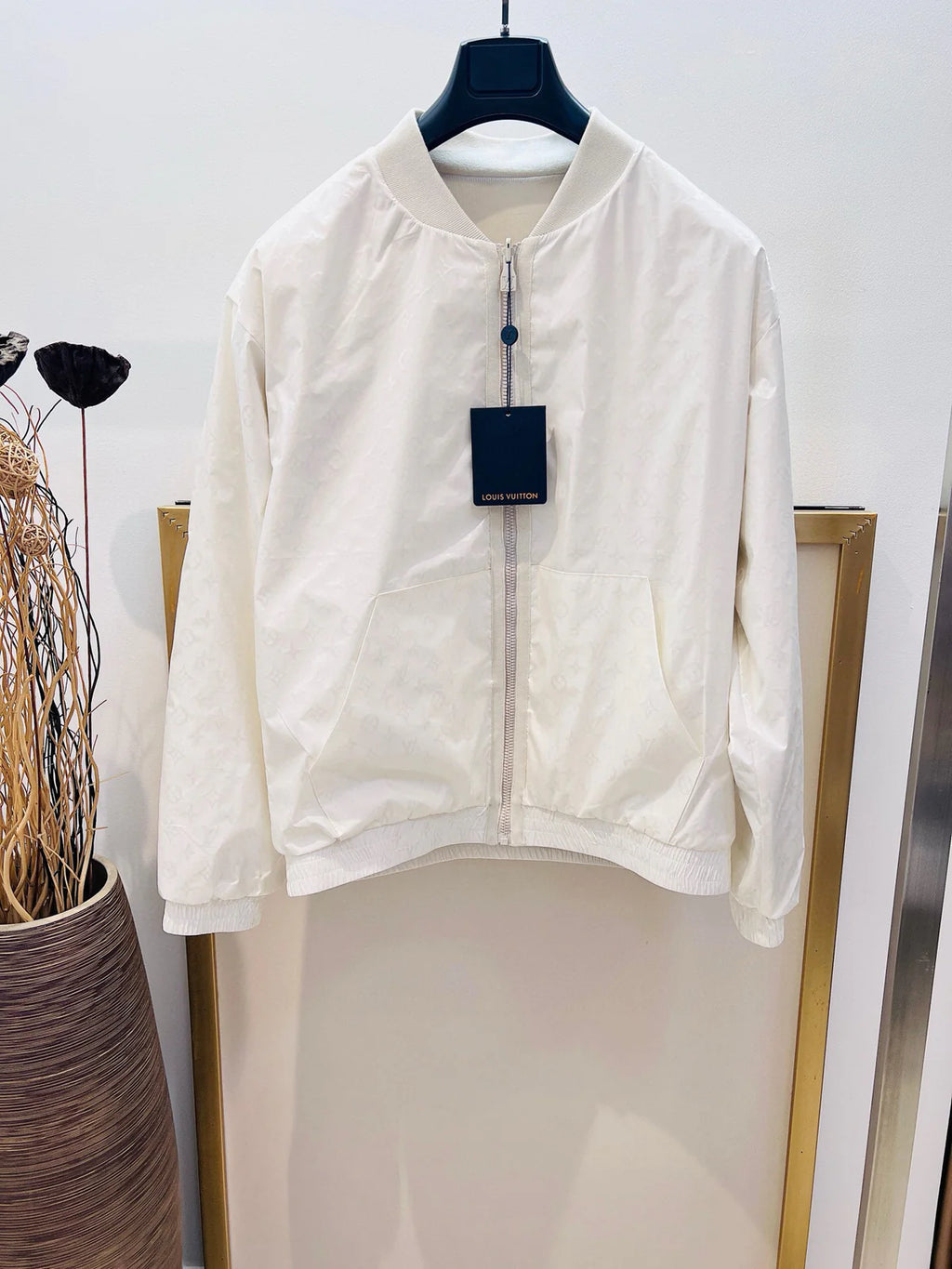 BOMBER RÉVERSIBLE LV WHITE