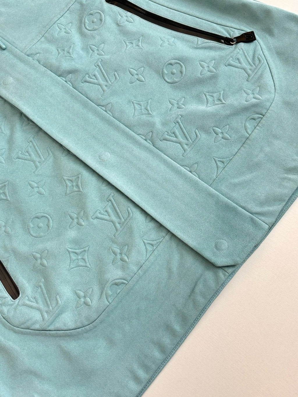 VESTE IMPERMÉABLE EN VELOURS LV