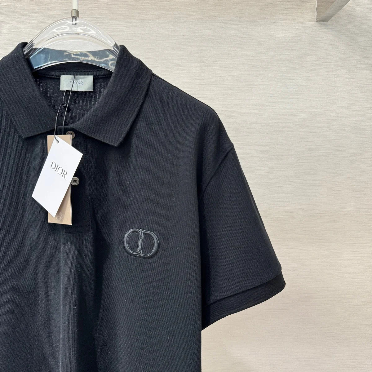 POLO CD BLACK JERSEY DE COTON