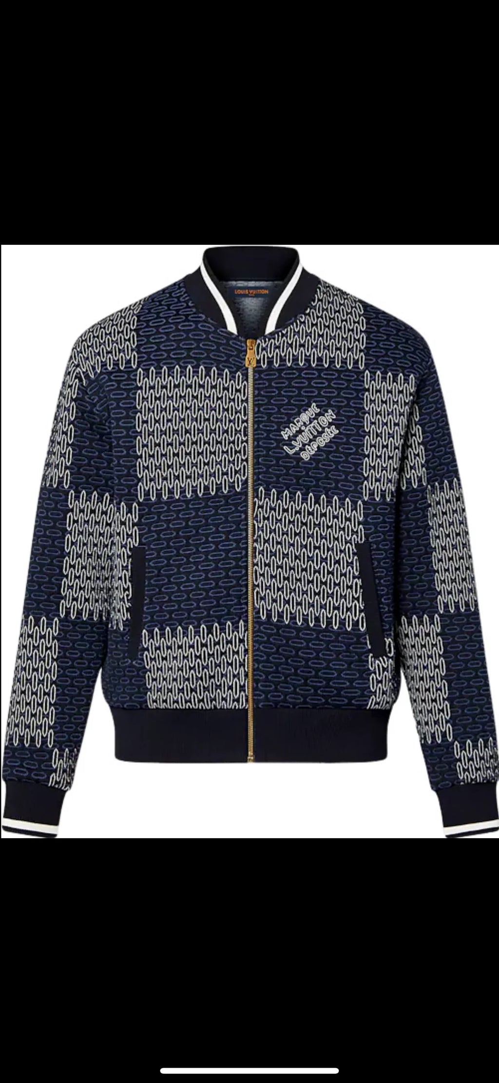 VESTE LV EN COTON MATELASSÉ